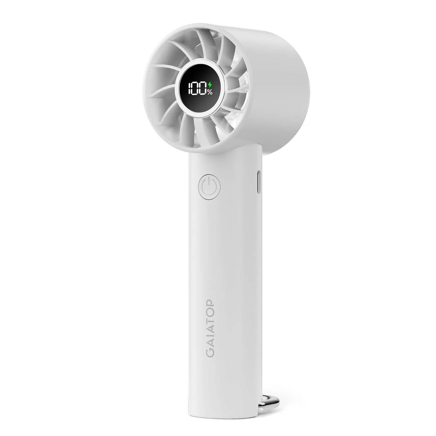 USB Rechargeable Handheld Fan, 3 Speed LED Mini Fan with USB Cable, Handheld Fan