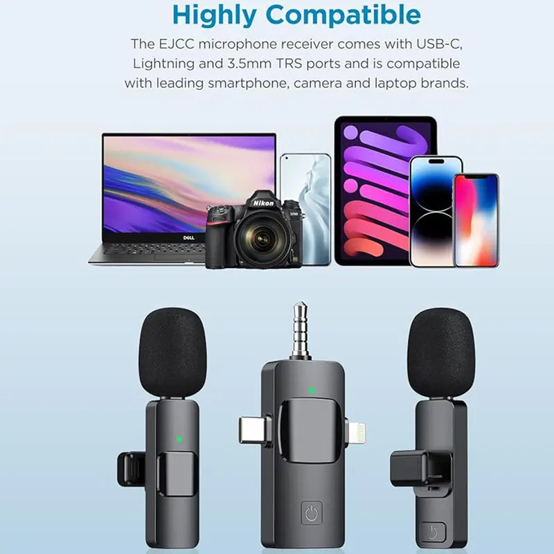 Foubeak 3 in 1 Wireless Microphone